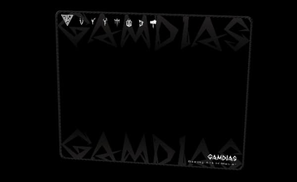 GAMDIAS NYX, Svart, Bild, Tyg, Gummi, Halksäkert underlag