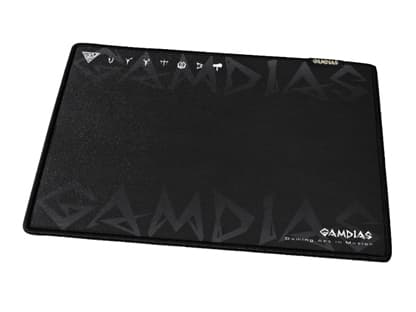 GAMDIAS NYX, Svart, Bild, Tyg, Gummi, Halksäkert underlag