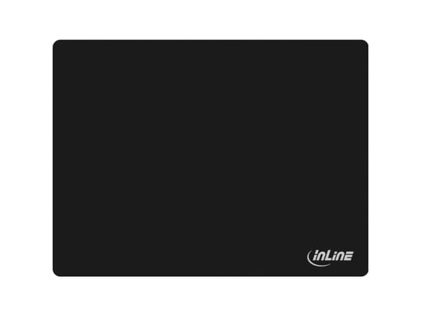 InLine 55474, Svart, Monokromatiskt, Plast, Halksäkert underlag, Spelmusmatta