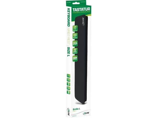 InLine 55454L, Tekstil, Sort, 440 mm, 95 mm, 18 mm, 440 x 95 x 18 mm