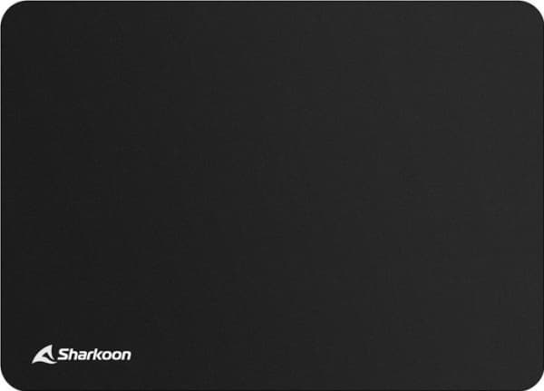 Sharkoon 1337 V2 Gaming Mat L, Musta, Yksivärinen, Liukumaton pohja, Pelihiirimatto