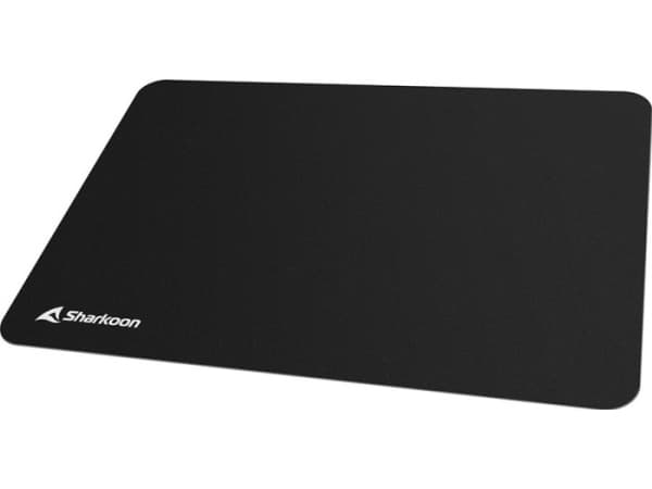 Sharkoon 1337 V2 Gaming Mat L, Musta, Yksivärinen, Liukumaton pohja, Pelihiirimatto