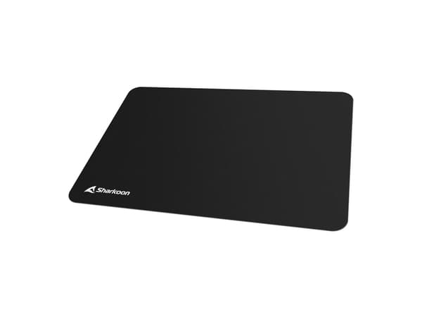 Sharkoon 1337 V2 Gaming Mat L, Musta, Yksivärinen, Liukumaton pohja, Pelihiirimatto