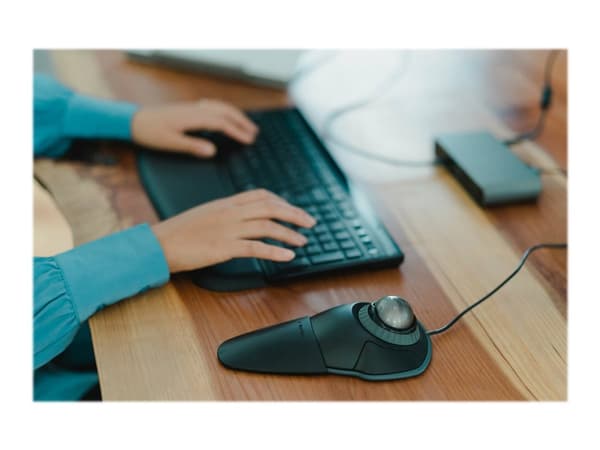 Kensington ERGOSOFT WR SLIM KBS - Håndleddsstøtte for tastatur - svart