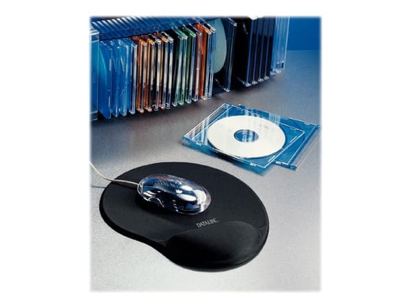 DATALINE All-in-one Gel Mouse Pad - Mustablett med handledskudde - blå