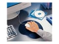 Miniatyrbild 1 av 5: DATALINE All-in-one Gel Mouse Pad - Mustablett med handledskudde - blå