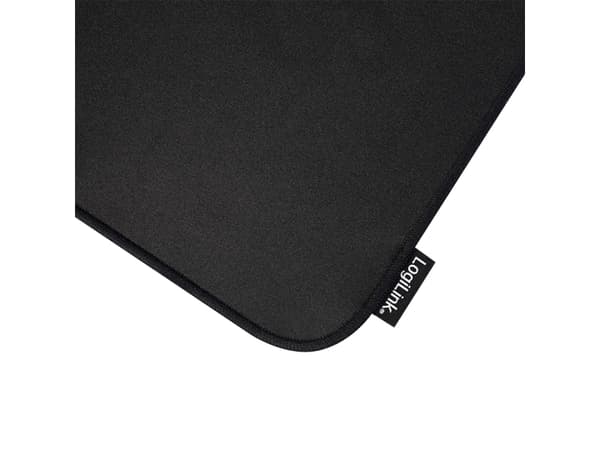 LogiLink ID0196, Sort, Monokromatisk, Polyester, Skridsikker bund, Gaming musemåtte