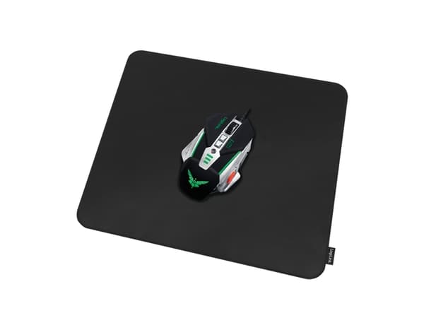 LogiLink ID0197, Sort, Monokromatisk, Polyester, Skridsikker bund, Gaming musemåtte