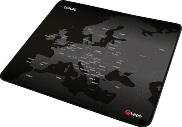C-TECH MP-01E, Svart, Bild, Tyg, Halksäkert underlag