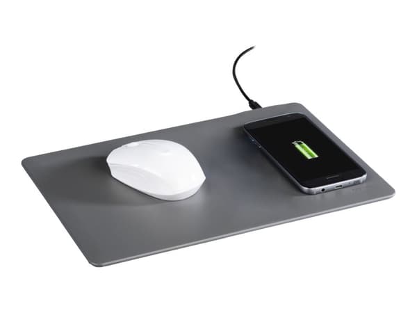 Hama Wireless Charging, Antrasiitti, Yksivärinen, Polyuretaani, USB-virta