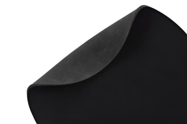 V7 MP03BLK, Svart, Monokromatiskt, Memory-skum, Gummi, Handledsstöd, Halksäkert underlag