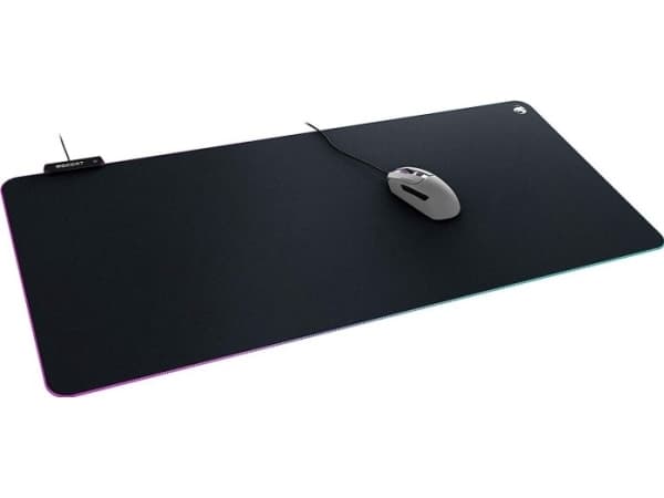 ROCCAT Sense AIMO XXL, Musta, Monivärinen, Kuvio, Kangas, Kumi, Punainen/Vihreä/Sininen, Pelihiirimatto