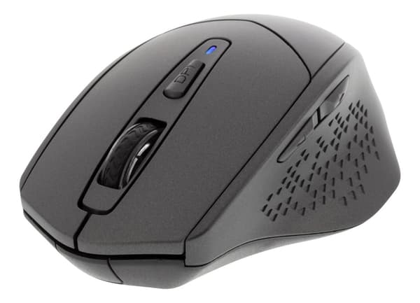 Wireless silent mouse blueth 4button powered 1xAA not incl
