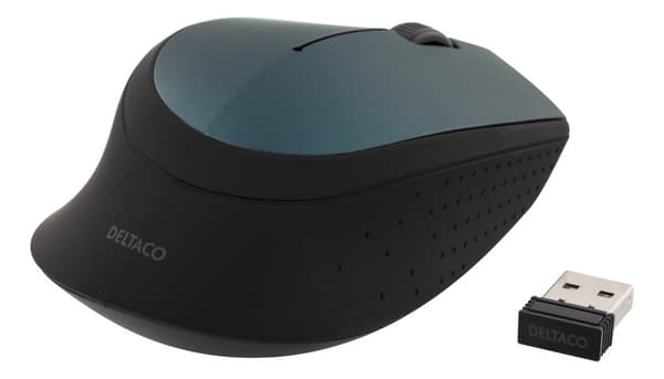 Wireless optical mouse 2.4GHz, 3 buttons w/ a scroll, green