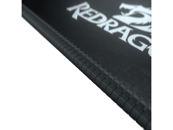 REDRAGON P031, Svart, Monokromatiskt, Mikrofiber, Gummi, Siden, Halksäkert underlag, Spelmusmatta