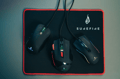 Pikkukuva 4 / 5: Surefire Gaming Silent Flight 320 - Gaming Musemåtte - 32 x 26 cm. - Lajitelma/Rød