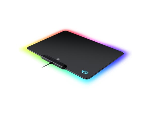 REDRAGON Epeius RGB P009, Svart, Translucent, ABS synthetics, Gummi, Multi, Halksäkert underlag, Spelmusmatta