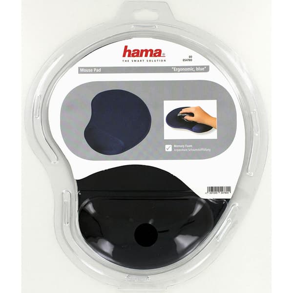 HAMA Musmatta Ergonomisk Blå