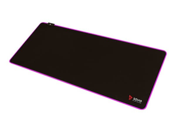 SAVIO GAMING Turbo Dynamic - Musemåtte - LED Edition - størrelse XL
