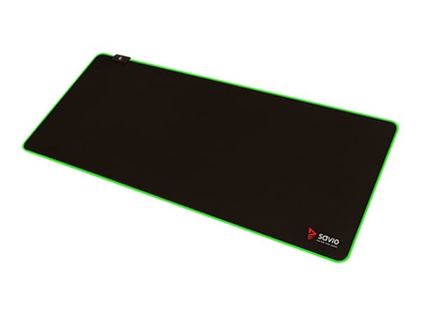 SAVIO GAMING Turbo Dynamic - Musemåtte - LED Edition - størrelse XL