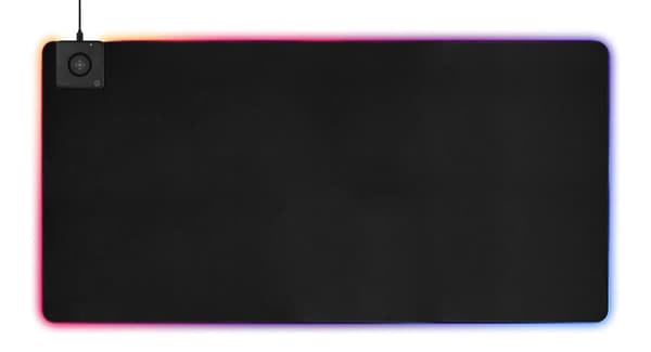 DELTACO GAMING DMP330 RGB mousepad, 10W wireless charging,1180x580x4mm
