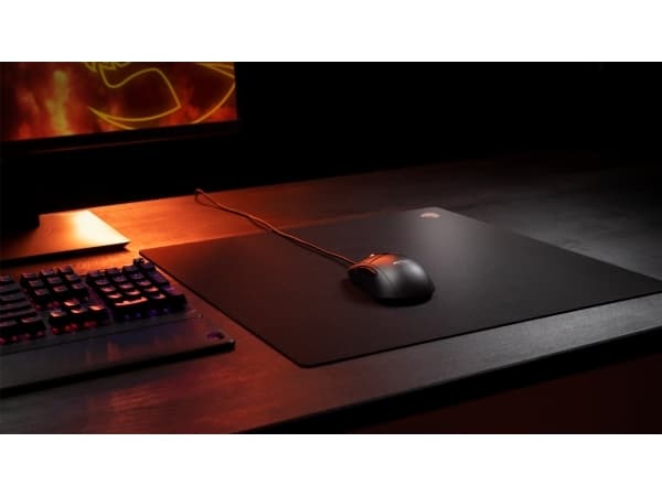 ROCCAT Sense Core, Svart, Monokromatiskt, Textil, Gummi, Halksäkert underlag, Spelmusmatta