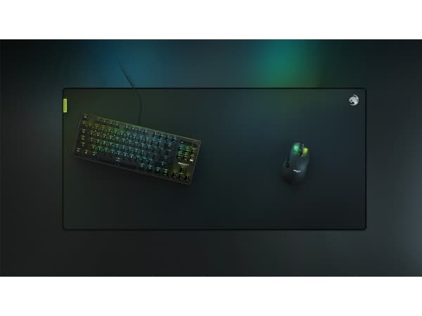 ROCCAT Sense CTRL, Sort, Monokromatisk, klede, Gummi, Antiskliunderlag, Musematte til gaming