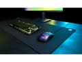 Miniatyrbilde 2 av 4: ROCCAT Sense CTRL, Sort, Monokromatisk, klede, Gummi, Antiskliunderlag, Musematte til gaming