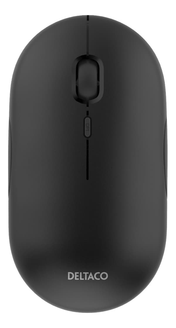 Wireless flat silent mouse 1600DPI USB receiver 4button