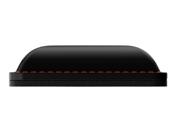 HyperX -rannetuki – hiiri, Musta, Yksivärinen, Geeli, Kumi, Rannetuki, Liukumaton pohja