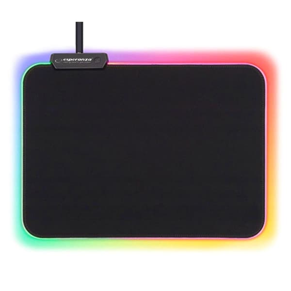 Esperanza - Musmatta, Gaming - RGB-belysning - 35 x 25 cm
