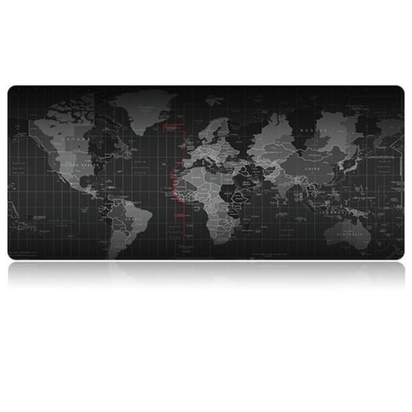 Musematte Stor - Gaming - 80x30cm – Verdenskartet