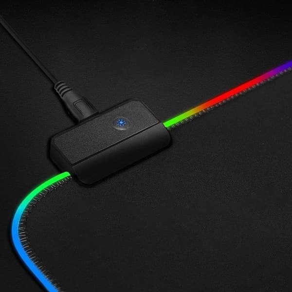 Gaming Musmatta med LED-ljus - RGB - Välj storlek