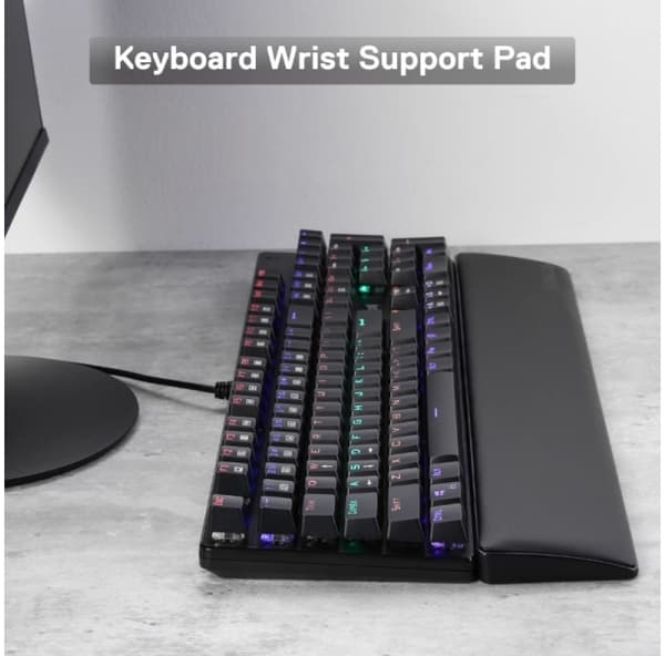 REDRAGON P036, Lær, Memory skum, Plast, Gummi, Syntetisk, Sort, 359 mm, 73 mm, 20 mm, 359 x 73 x 20 mm