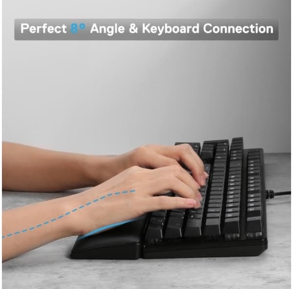 REDRAGON P036, Lær, Memory skum, Plast, Gummi, Syntetisk, Sort, 359 mm, 73 mm, 20 mm, 359 x 73 x 20 mm