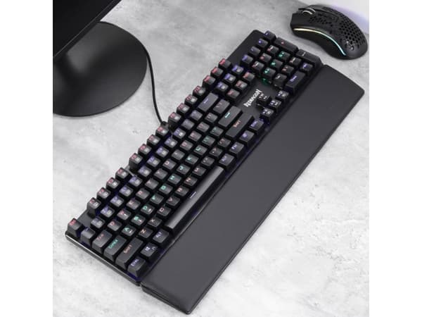 REDRAGON METEOR S, Lær, Memory skum, Plast, Gummi, Syntetisk, Sort, 289 mm, 73 mm, 20 mm, 289 x 73 x 20 mm