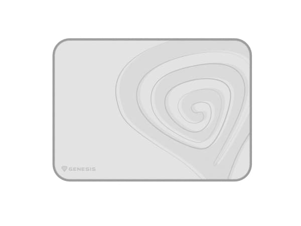 GENESIS Carbon 400 M, Grå, Hvit, Bilde, Stoff, Gummi, Musematte til gaming
