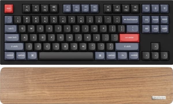 Keychron - Håndleddsstøtte for tastatur - wooden - for Keychron Q3