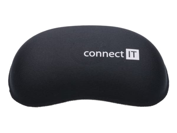 Connect IT CI-498, Tyg, Memory-skum, Gummi, Svart