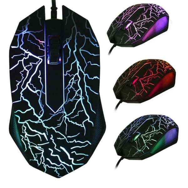 Pelihiiri LED-valolla - Volcanic RGB