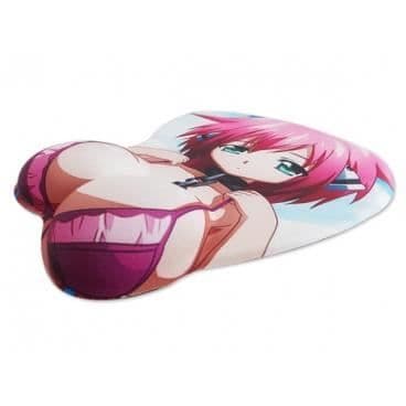 Sexig grönögd manga tjej datormatta