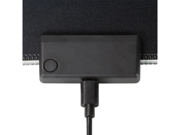 LogiLink ID0183, Musta, Yksivärinen, Polyesteri, Kumi, USB-virta, Useita, Pelihiirimatto