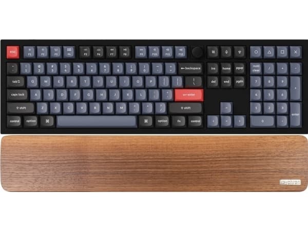 Keychron Walnut Wood håndleddstøtte for Q6, V6 og K10 Pro tastaturer