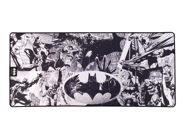 Subsonic - Batman - Anti-Rutsch-Mauspad XXL 90 mm x 40 mm mit Perlenbesatz - Offizielle Lizenz DC Comics