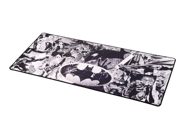 Subsonic - Batman - Anti-Rutsch-Mauspad XXL 90 mm x 40 mm mit Perlenbesatz - Offizielle Lizenz DC Comics