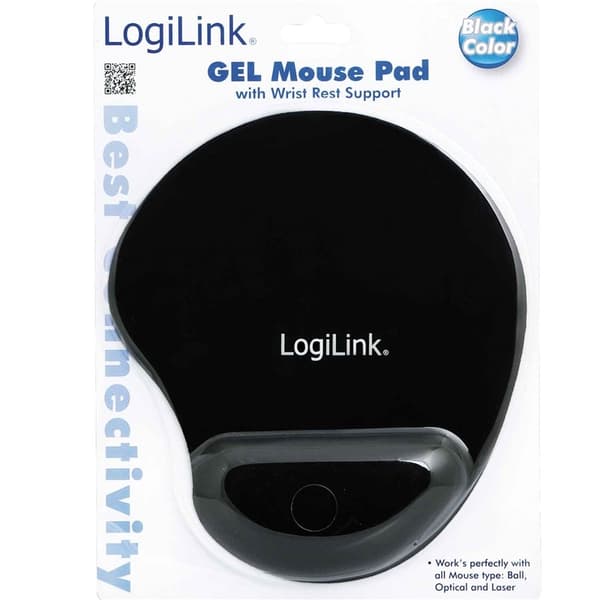 LogiLink Musmatta med handledsstöd Gel