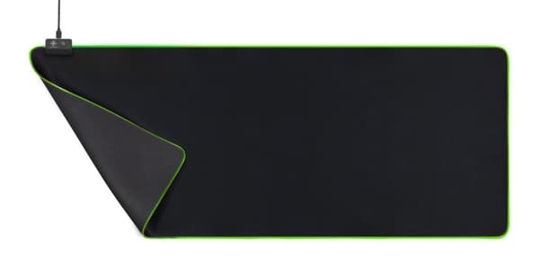 DELTACO GAMING RGB-hiirimatto, 900x360x4mm, 13 valaistustilaa, musta