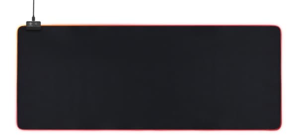 DELTACO GAMING RGB-hiirimatto, 900x360x4mm, 13 valaistustilaa, musta