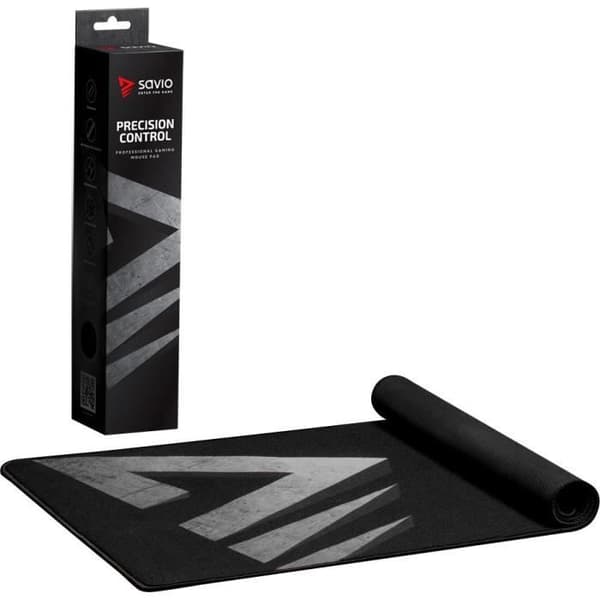 Gaming Musmatta - Savio - Precision Control L - Svart - 30x70 cm - Grafisk Ja