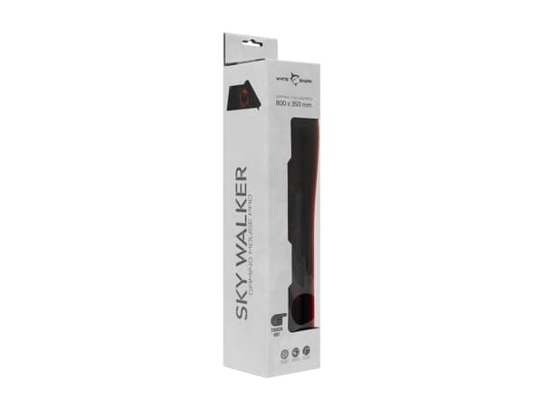 White Shark GMP-1899 SKYWALKER XL, Sort, Rød, Bilde, Gummi, Tekstil, Musematte til gaming